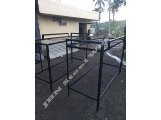 Collapsible type double deck steel bed 30x75inches single
