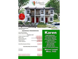 House For Sale In Karen Antipolo Residences