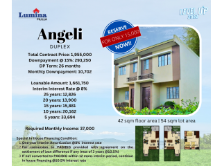 Lumina Pililla: Your Chance to Own a Home