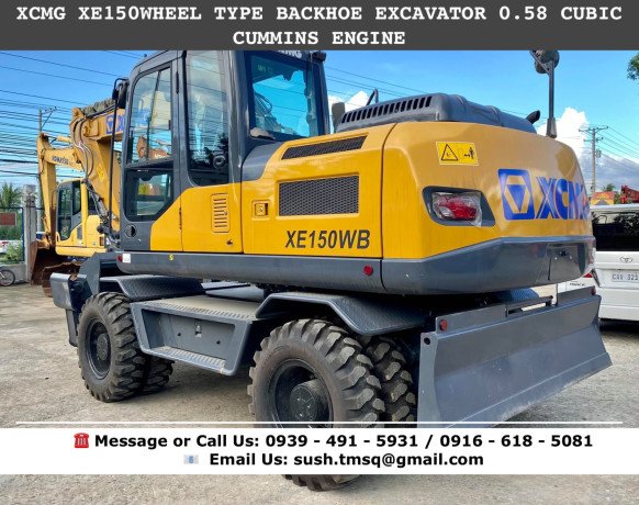 wheel-type-backhoe-excavator-with-dozer-xcmg-xe150w-big-1