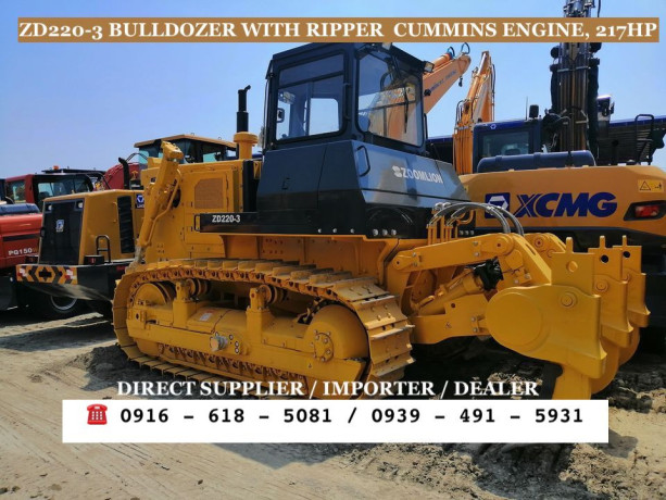bulldozer-217hp-zoomlion-zd220-3-straight-type-with-ripper-big-0