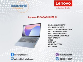 Lenovo IDEAPAD SLIM 3i 83ER00D6PH Core i5