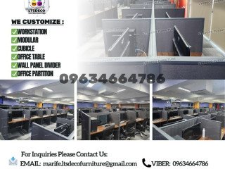 CUSTOMIZED MODULAR TABLE OFFICE PARTITION FURNITURE