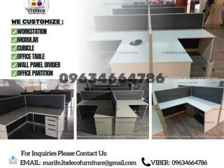 WORKSTATION BPO TABLE OFFICE PARTITION FURNITURE