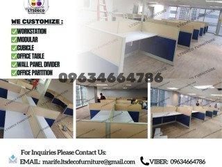 MODULAR BPO TABLE OFFICE PARTITION FURNITURES