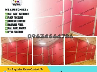 FULL FABRIC HIGH PANEL DIVIDER OFFICE PARTITION FURNITURE