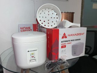 Hanabishi 1.5L Automatic Rice Cooker Pearl White HSQRC-15WHT