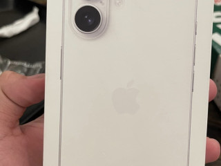 Rush Iphone 16 256gb Brandnew sealed White