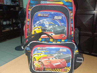 Original Disney Cars 16" Trolley Bag Set