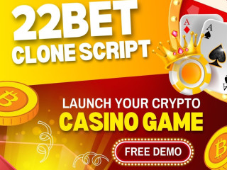 Enter the Crypto Casino Market with 22Bet Clone Script