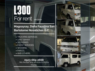 Lipat Bahay Car Rental Van for Rent with Driver