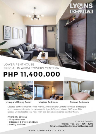 2br-condominium-unit-for-sale-in-avida-towers-centera-mandaluyong-big-0